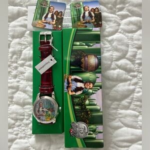Wizard of Oz 75th Anniversary Dorothy Red Leather Watch